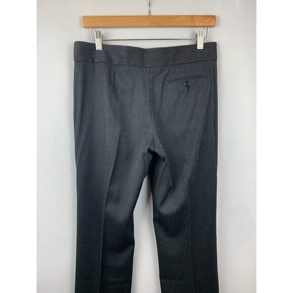 Women’s BCBG Maxazria Gray Striped Suit Set Size M and Pant Size 8 - Picture 13 of 15